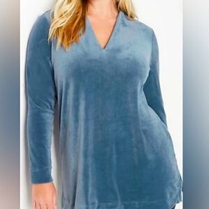 J.Jill velour velvet pullover Longsleeve